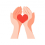 Heart in hands